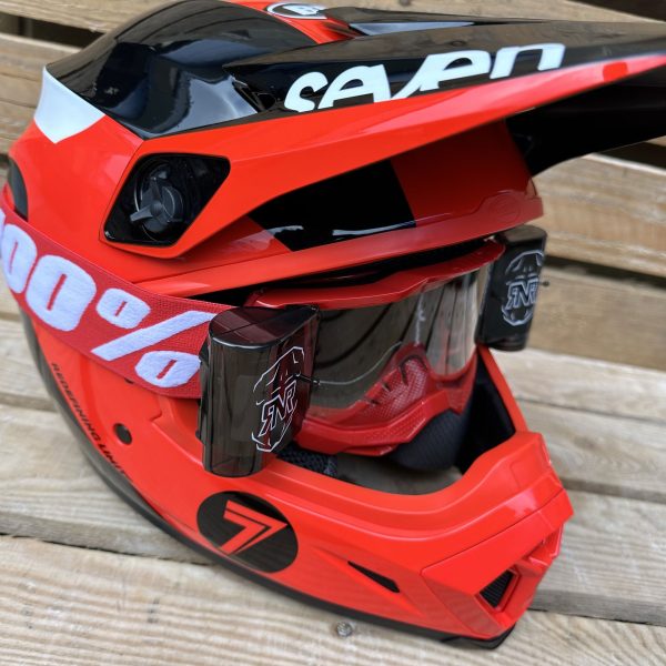 Bell MX-9 Mips Motocross Helmet - Seven Phaser Red / Black -100%