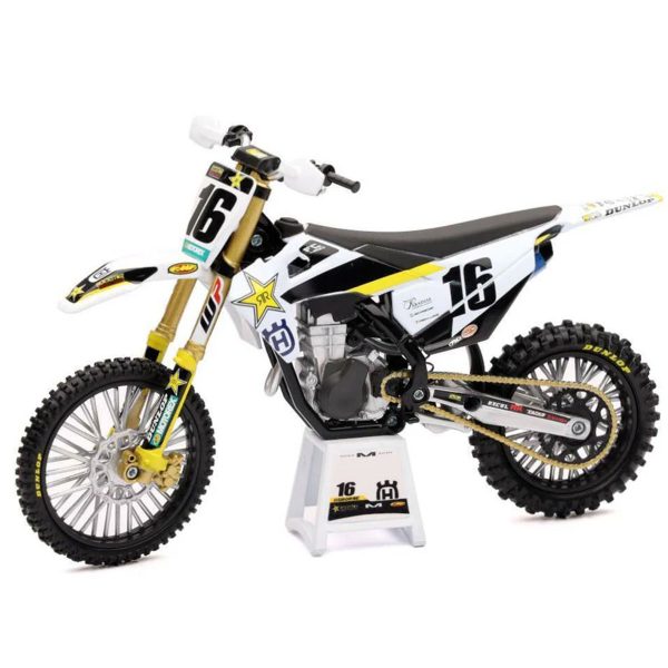 Zach Osborne Rockstar Husqvarna 450 Toy Motocross Bike