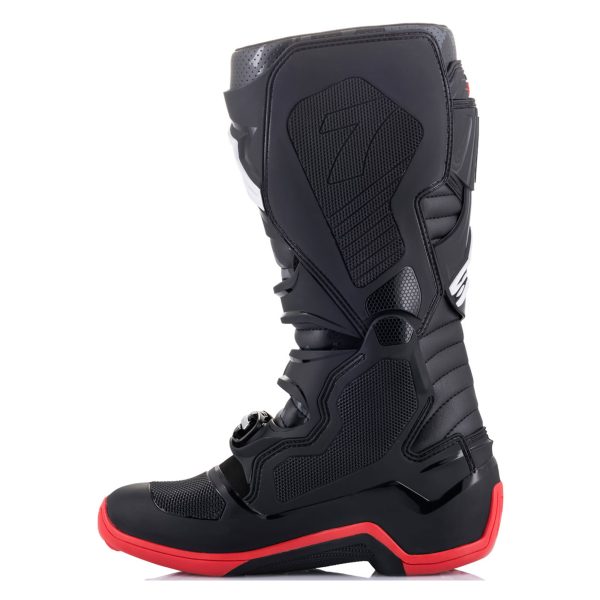 Alpinestars Tech 7 Motocross Boots - Black Cool Grey Red