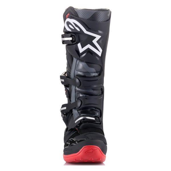 Alpinestars Tech 7 Motocross Boots - Black Cool Grey Red