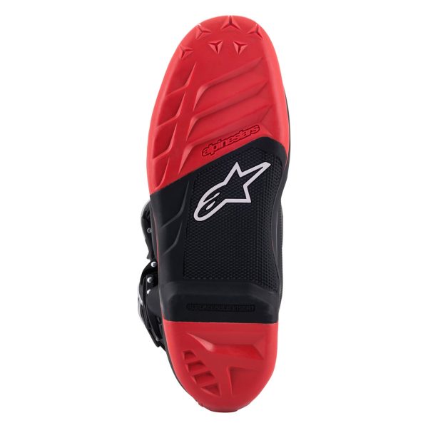 Alpinestars Tech 7 Motocross Boots - Black Cool Grey Red