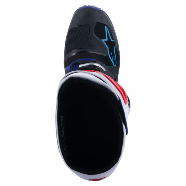 Alpinestars Tech 7 Motocross Boots - Black Dark Blue White Red