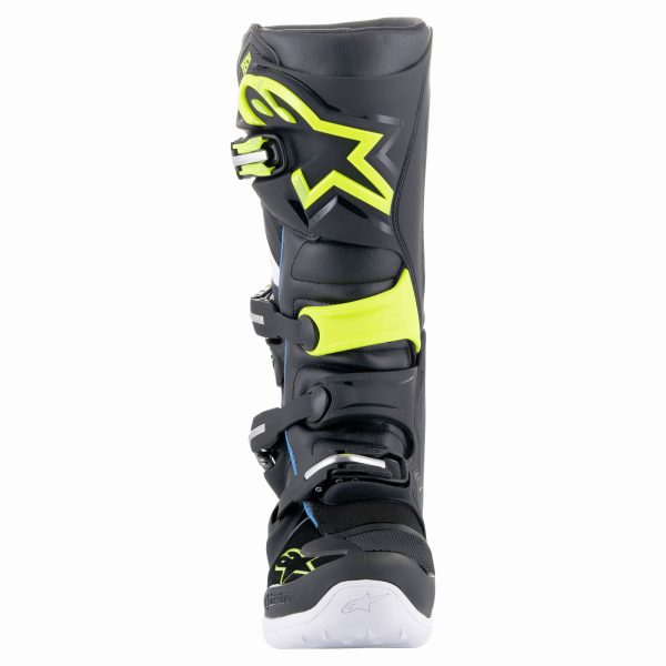 Alpinestars Tech 7 Motocross Boots - Black Enamel Blue Yellow Fluo