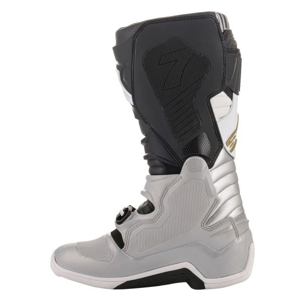 Alpinestars Tech 7 Motocross Boots - Black Silver White Gold