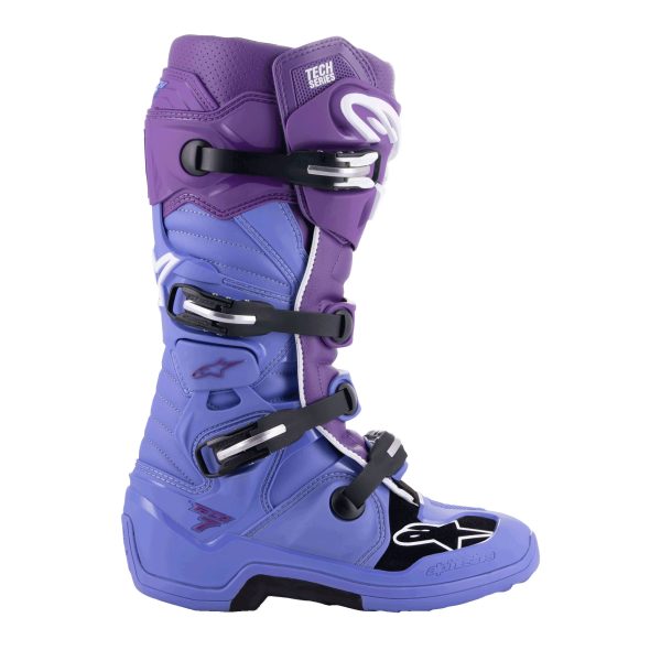 Alpinestars Tech 7 Motocross Boots - Double Purple White