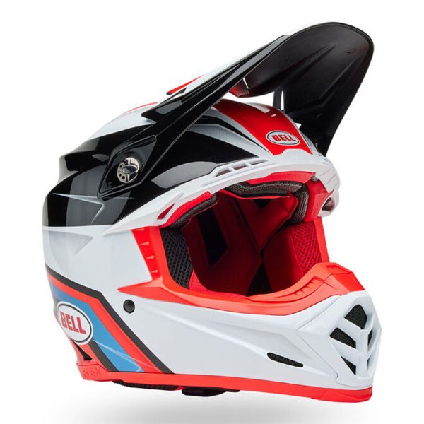 Bell MX Moto-9S Flex Motocross Helmet - Merchant Black / Red