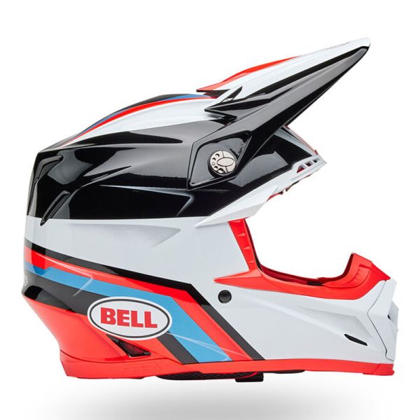 Bell MX Moto-9S Flex Motocross Helmet - Merchant Black / Red