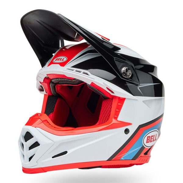 Bell MX Moto-9S Flex Motocross Helmet - Merchant Black / Red