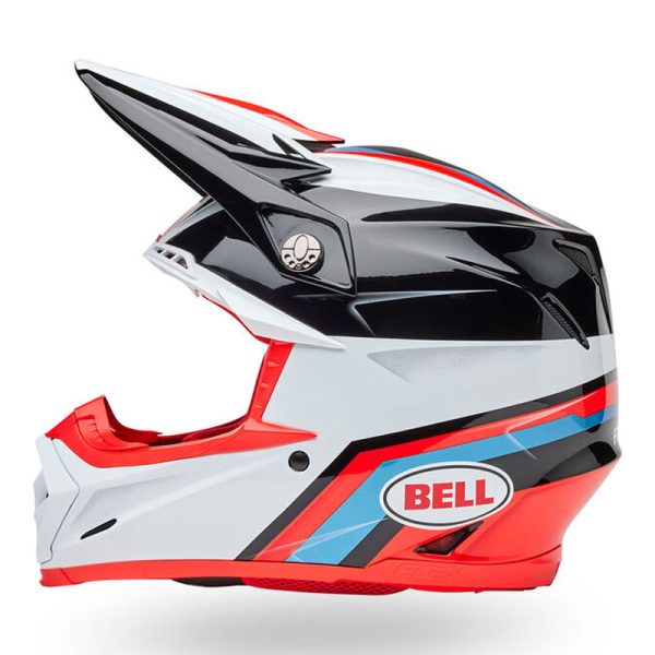 Bell MX Moto-9S Flex Motocross Helmet - Merchant Black / Red