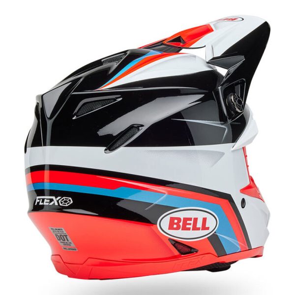 Bell MX Moto-9S Flex Motocross Helmet - Merchant Black / Red